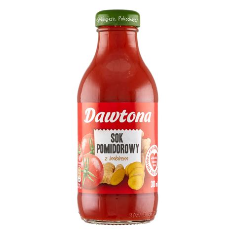 Dawtona Sok pomidorowy z imbirem 300 ml Torimpex Toruń