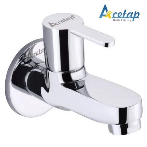 Acetap Brass Bib Cock Tap With Wall Flange Chrome Plated FUSION Model