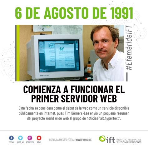 Comienza A Funcionar El Primer Servidor Web Instituto Federal De