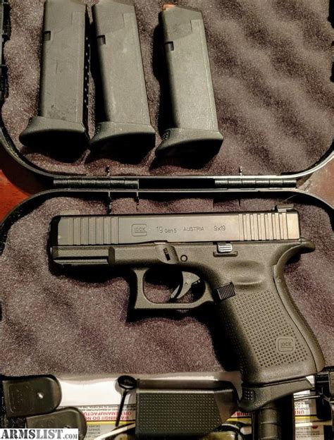 Armslist For Sale Trade Gen 5 Glock 19 Front Serrations Ameriglow Bold Sights