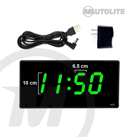 Reloj Digital de Pared Números Grandes 4823 Mautolite