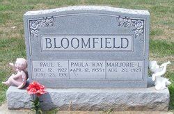 Paula Kay Bloomfield 1955 1955 Mémorial Find a Grave