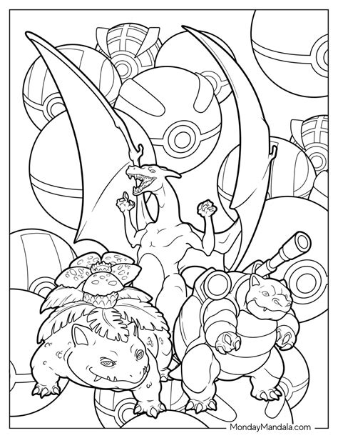 20 Blastoise Coloring Pages Free Pdf Printables