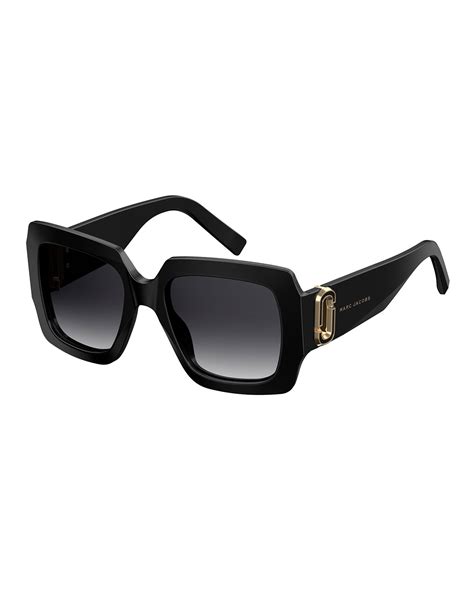 Marc Jacobs Chunky Square Acetate Sunglasses Neiman Marcus