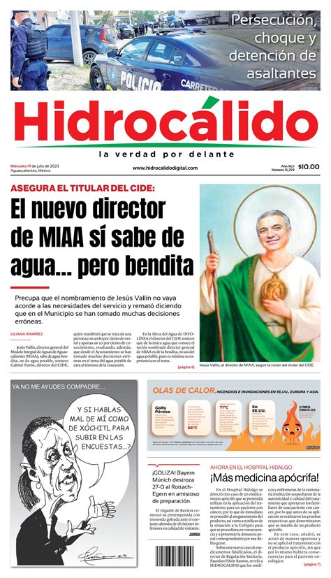 Hidrocálido 19 de Julio de 2023 Periodico Hidrocalido Digital