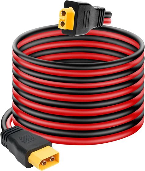 Goupchn Xt60 Male To Female Connector 12awg 10ft Extension Cable For Rc Battery