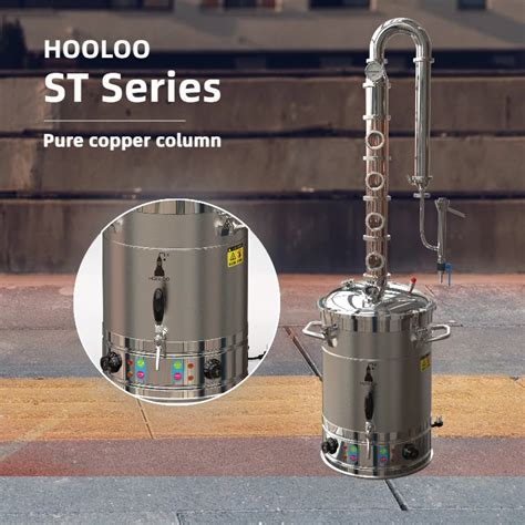 HOOLOO Copper Column ST 20L 22L 30L 50L 65L Distiller Whiskey Brandy