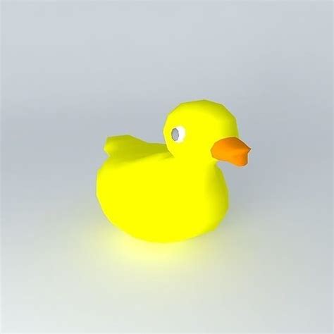 Rubber Duckie Free 3d Model Cgtrader