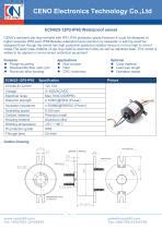 Ceno Waterproof Hollow Shaft Slip Ring Ecn P Ip Ceno