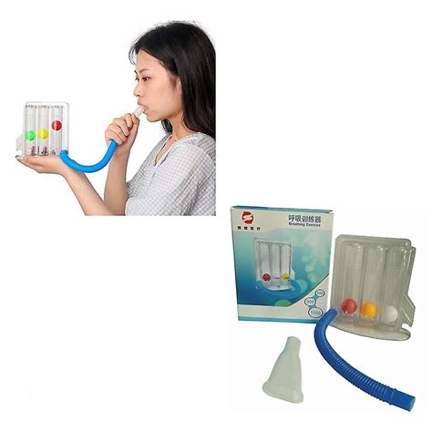 Lung Function Breathing Exerciser 3 Balls Breathing Trainer Vital