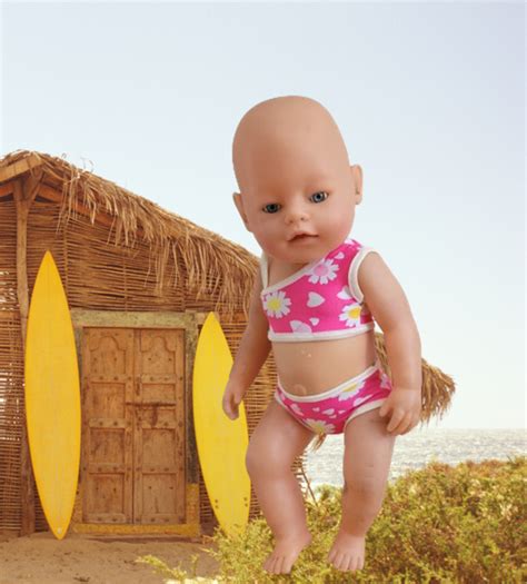 Pink Floral Bikini CamsCrafts Doll Clothes Shop