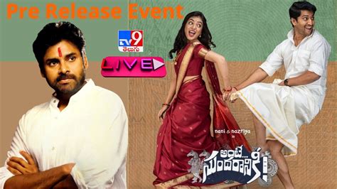 Pawan Kalyan Speech Live Ante Sundaraniki Pre Release Event Tv Et