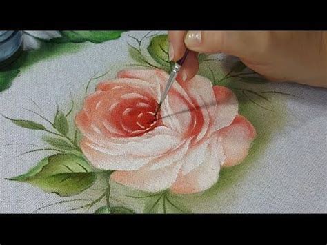 Como Pintar Rosas Pintura Em Tecido Luciana Dalponte YouTube