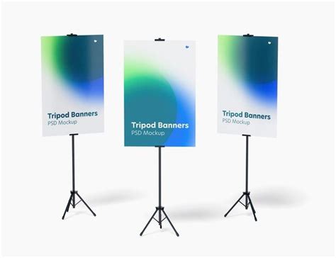 Tripod Banner Mockup