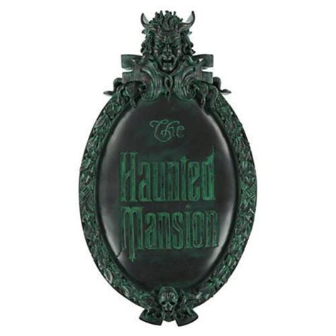 Haunted Mansion Sculpted Plaquesign By Disney ~exclusive 45th