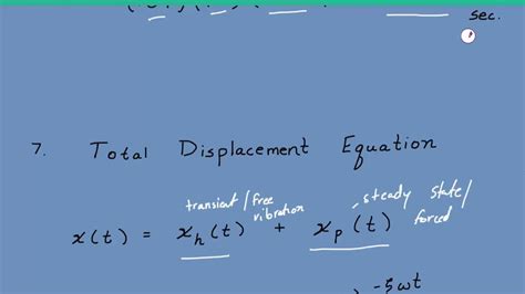 Harmonic Response Of Damped Systems Structural Dynamics Response To Harmonic Excitation Example