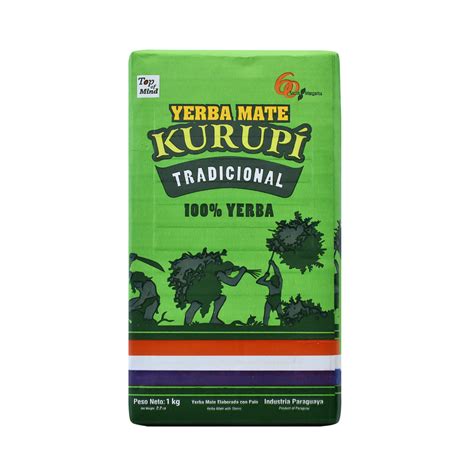 Kurupi Tradicional Elaborada Con Palo 1kg Yerba Mate Yerba Mate A Z