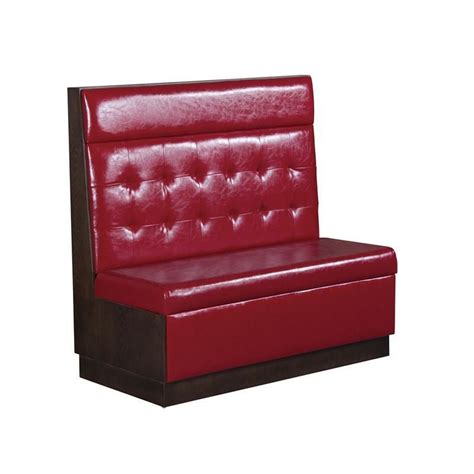 Such A Gorgeous Piece Red Leather Booth A Nice Design For Italians Or