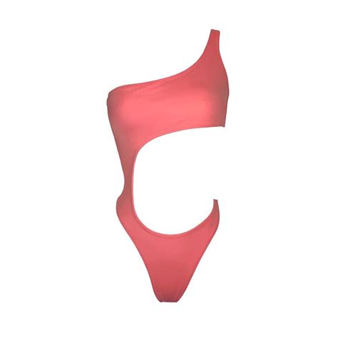 Angelica Hot Pink Cut Out Swimsuit Sandia Acqua Pura Wolf Badger