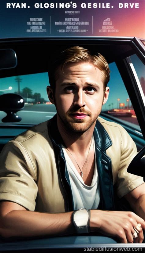 Ryan Gosling's Drive Poster | Stable Diffusion Online