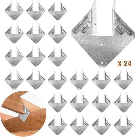 Amazon Garaook Hurricane Tie 20 Gauge Hurricane Straps 24 Pack Hot Dip Galvanized Joist