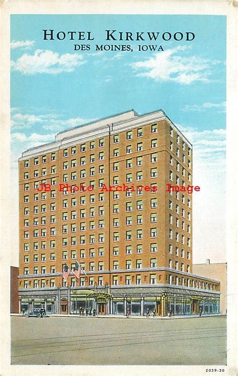 6 Postcards Des Moines Iowa Various Scenes Hotels Fair Grounds Look