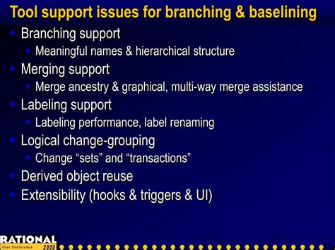 Ppt Clearcase Branching And Labeling Best Practices For Parallel