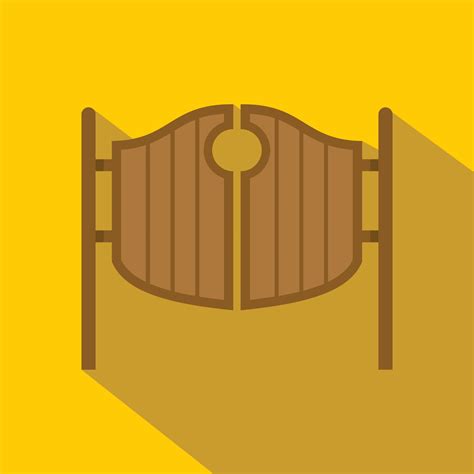 Vintage western swinging saloon doors icon 15092206 Vector Art at Vecteezy