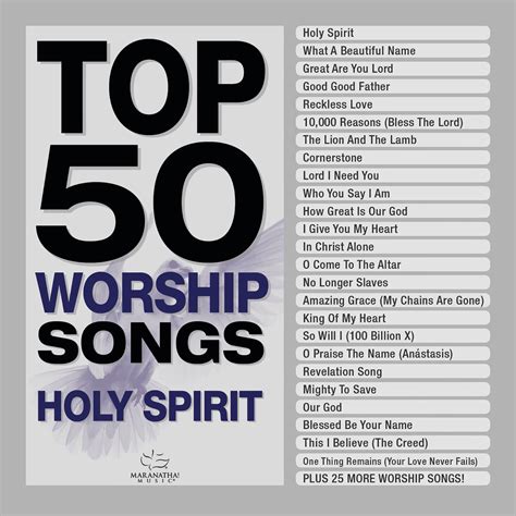 ‎Top 50 Worship Songs - Holy Spirit by Maranatha! Music on Apple Music