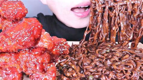 Asmr Vampire Chicken Step 3 Hell Gate Tasteblack Bean Noodlebbq뱀파이어치킨