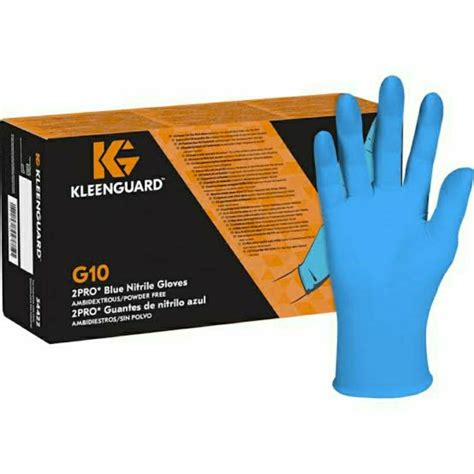 Jual Sarung Tangan Nitril Kleenguard G Pro Blue Nitrile Isi