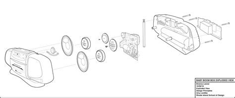 illustrated exploded view  behance