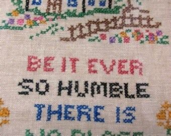 Popular Items For Be It Ever So Humble On Etsy