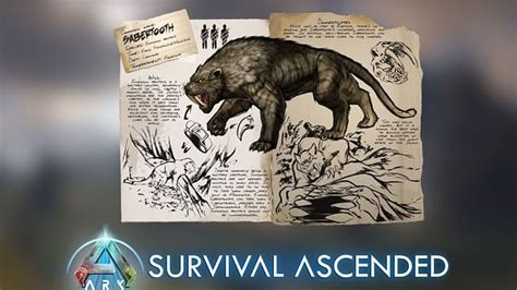 ARK Survival Ascended Sabertooth taming guide