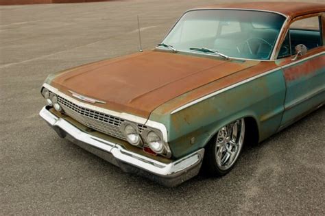 1963 Chevy Biscayne Patina Rat Rod Fuel Injected Bel Air Impala