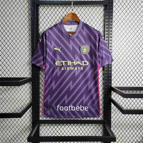 Manchester City Trikot 2023 2024 Torwart Violett Footbebe De