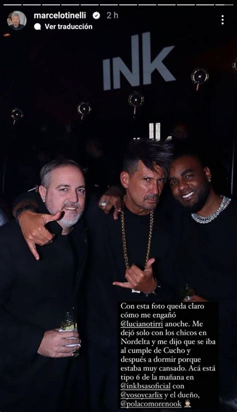 Marcelo Tinelli Le Envi Un Duro Mensaje A Su Primo Luciano El Tirri