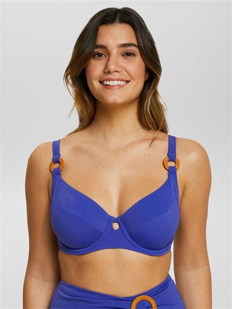 Sujetador De Bikini Liso Con Aros Sans Complexe AZUL Kiabi 35 00