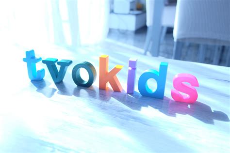 Tvokids Logo 3d Printed Letters Kids Tv Toy T Movie Logo Etsy Uk