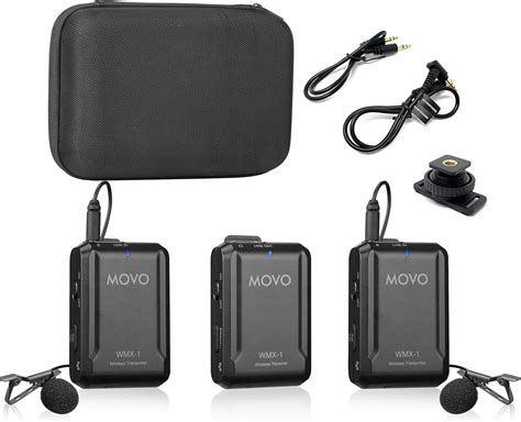 Movo Wmx Duo Sistema De Micr Fono Inal Mbrico Dual De Ghz