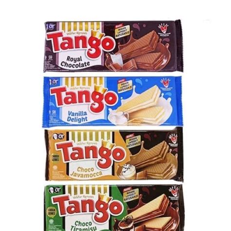 Jual Tango Wafer Gram Coklat Vanila Strawberry Coconut Milky