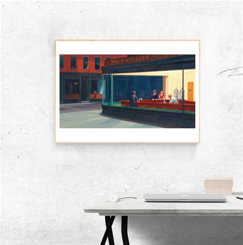 Edward Hopper Nighthawks From 1942 Poster Prints Museum Quality And