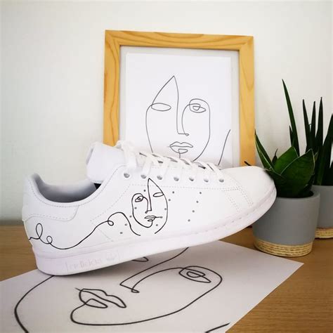 Custom stan smith "ART" | Painted shoes diy, Custom nike shoes, Diy ...