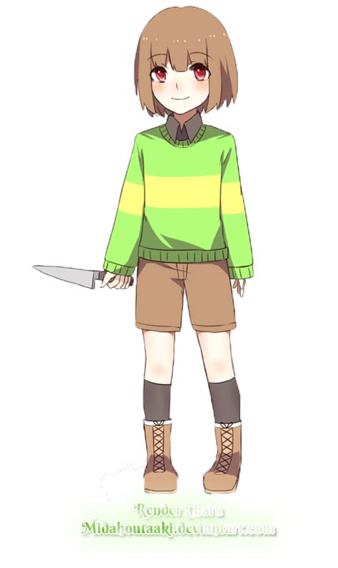 render chara undertale  jm houta  deviantart