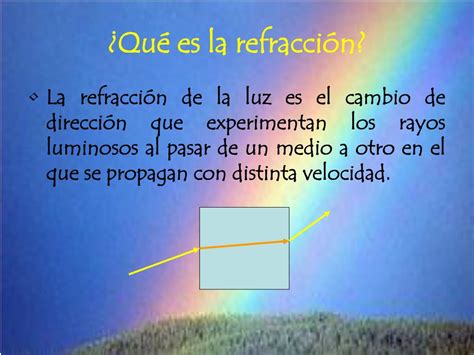 PPT La refracción de la luz PowerPoint Presentation free download