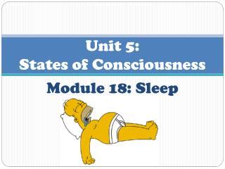 Ppt Unit States Of Consciousness Powerpoint Presentation Free