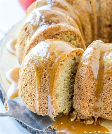 Caramel Apple Pound Cake Served Up With Love