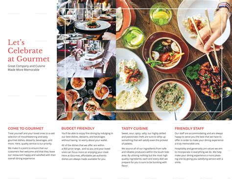 Restaurant Brochure Templates