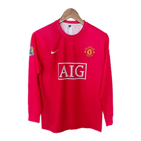 Manchester united Cristiano Ronaldo 2007- 08 Home Full sleeve Jersey ...