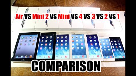 Ipad Air Vs Mini Vs Mini Vs Vs Vs Vs Speed Comparison Test